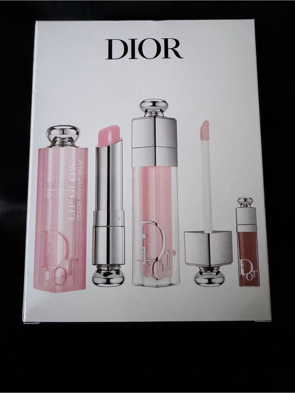 Dior Pink Lip Balm & Gloss Set - Light Pink Shades